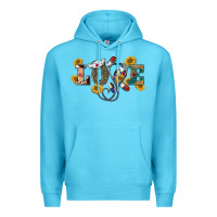 Ocean Blue western love nurse Premium Hoodie - BarkalooDesign