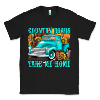 Black country roads take me home western Classic Tee - texasbilliewilder