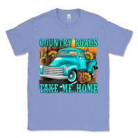 Colony Blue country roads take me home western Classic Tee - texasbilliewilder
