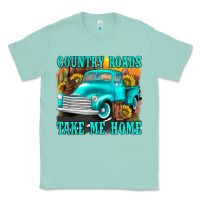 Seafoam country roads take me home western Classic Tee - texasbilliewilder
