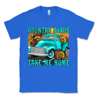 True Royal country roads take me home western Classic Tee - texasbilliewilder