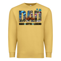 Dad Man Myth Legend Premium Sweatshirt | Teevron