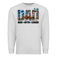 Dove Grey dad man myth legend Premium Sweatshirt - HRA Design Shop