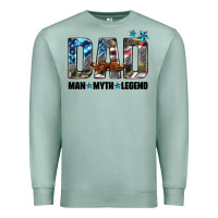 Seafoam dad man myth legend Premium Sweatshirt - HRA Design Shop