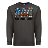 Smoke dad man myth legend Premium Sweatshirt - HRA Design Shop