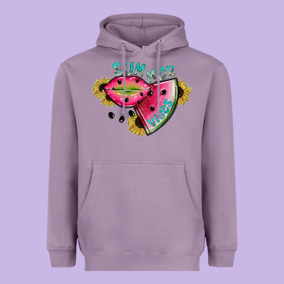 Summer Vibes Heavyweight Hoodie Designed By Sublimationcraftshop