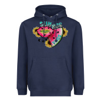 Navy summer vibes Heavyweight Hoodie - SublimationCraftShop
