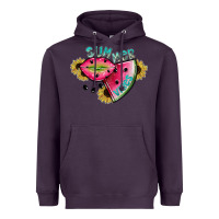 Plum summer vibes Heavyweight Hoodie - SublimationCraftShop
