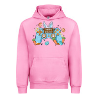 Fuchsia Pink boy happy easter Urban Hoodie - MaliasSmallBusiness