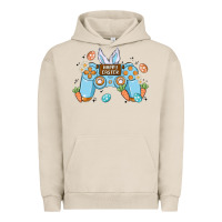 Pigment French Oak boy happy easter Urban Hoodie - MaliasSmallBusiness