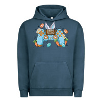 Pigment Midnight Navy boy happy easter Urban Hoodie - MaliasSmallBusiness