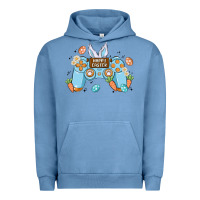 Pigment Pebble Blue boy happy easter Urban Hoodie - MaliasSmallBusiness