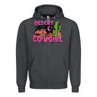 Smoke desert cowgirl Zipper Hoodie - Zillion Design Studio