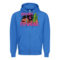True Royal desert cowgirl Zipper Hoodie - Zillion Design Studio