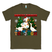 Army Green honking through the snow Classic Tee - Zillion Design Studio