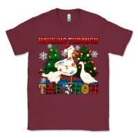 Burgundy honking through the snow Classic Tee - Zillion Design Studio