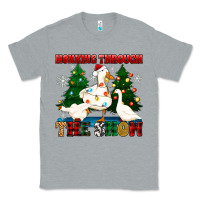 Heather Grey honking through the snow Classic Tee - Zillion Design Studio