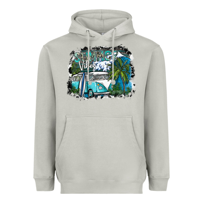 Summer Vibes Heavyweight Hoodie by SublimationCraftShop | Teevron