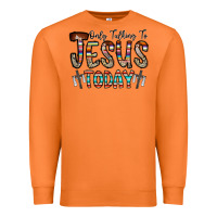 Carrot only talking jesus today Premium Sweatshirt - CowhideDigitalArt