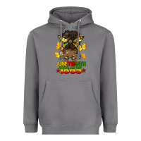 Storm juneteenth 1865 afro bun Heavyweight Hoodie - HRA Design Shop