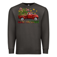 Smoke Merry And Bright Christmas Trees Truck Premium Sweatshirt - FaDigitalArtStudio