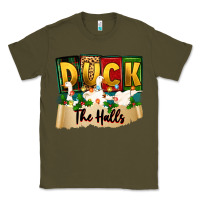 Army Green christmas duck the halls Classic Tee - Zillion Design Studio