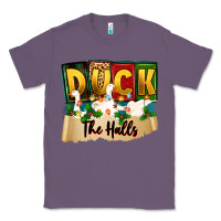 Lavender christmas duck the halls Classic Tee - Zillion Design Studio