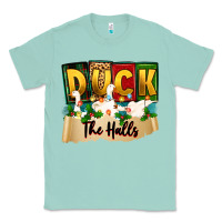 Seafoam christmas duck the halls Classic Tee - Zillion Design Studio