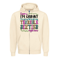 Sandshell sorry i’m cranky i’m going through my terrible Zipper Hoodie - texasbilliewilder
