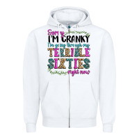 White sorry i’m cranky i’m going through my terrible Zipper Hoodie - texasbilliewilder