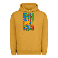 Pigment Peanut Butter autism american flag Urban Hoodie - MaliasSmallBusiness