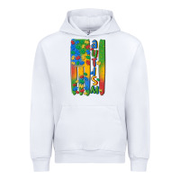 White autism american flag Urban Hoodie - MaliasSmallBusiness