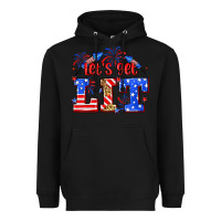 Black Let's get lit 4th of July Heavyweight Hoodie - Neo Western