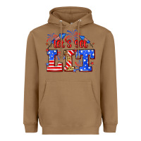 Toasted Coconut Let's get lit 4th of July Heavyweight Hoodie - Neo Western
