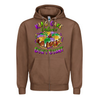Chestnut mardi gras king cake calories don't count Zipper Hoodie - RanaPortraitStore