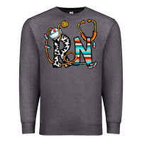 Charcoal Heather rn nurse Premium Sweatshirt - CowhideDigitalArt