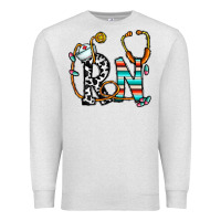 Oatmeal Heather rn nurse Premium Sweatshirt - CowhideDigitalArt