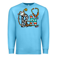 Ocean Blue rn nurse Premium Sweatshirt - CowhideDigitalArt