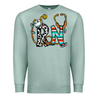 Seafoam rn nurse Premium Sweatshirt - CowhideDigitalArt