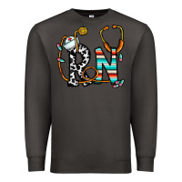 Smoke rn nurse Premium Sweatshirt - CowhideDigitalArt