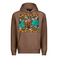Chestnut western boots and sunflowers tumbler Premium Hoodie - Jasminsmagicworld