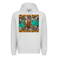 Dove Grey western boots and sunflowers tumbler Premium Hoodie - Jasminsmagicworld