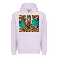 Lilac western boots and sunflowers tumbler Premium Hoodie - Jasminsmagicworld