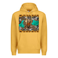 Mustard western boots and sunflowers tumbler Premium Hoodie - Jasminsmagicworld
