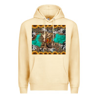 Pina Colada western boots and sunflowers tumbler Premium Hoodie - Jasminsmagicworld