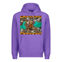 Purple western boots and sunflowers tumbler Premium Hoodie - Jasminsmagicworld