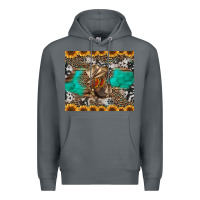 Rock western boots and sunflowers tumbler Premium Hoodie - Jasminsmagicworld