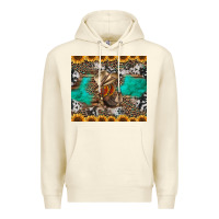 Sandshell western boots and sunflowers tumbler Premium Hoodie - Jasminsmagicworld