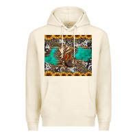 Tofu western boots and sunflowers tumbler Premium Hoodie - Jasminsmagicworld