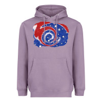 Lavender Patriotic tie dye background 4th of july Heavyweight Hoodie - CowGirlArtShop
